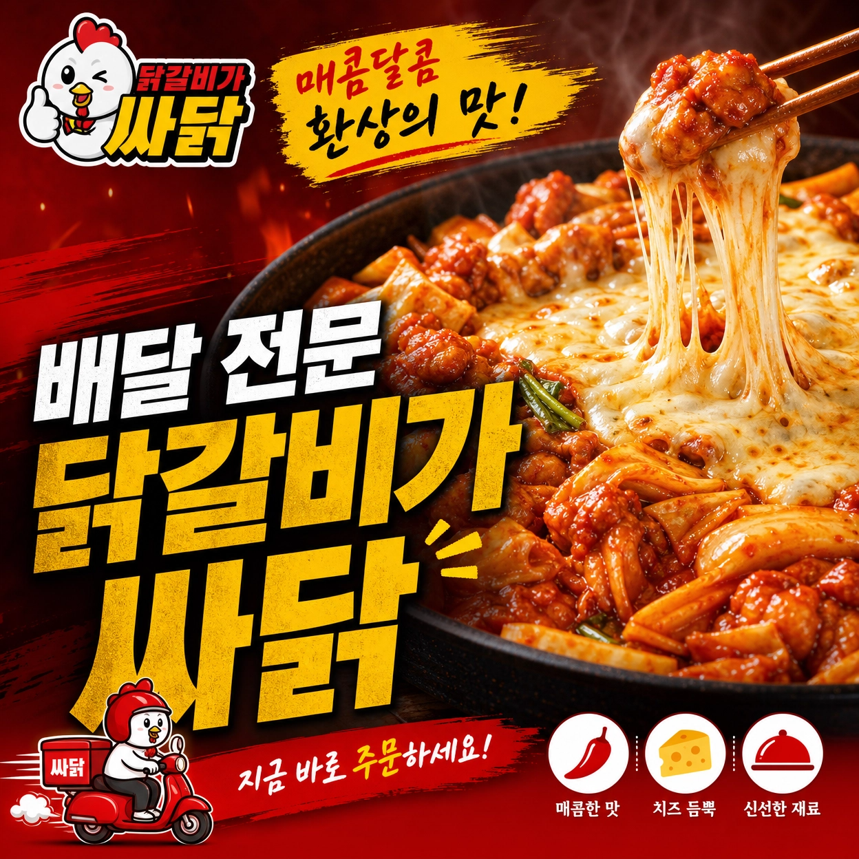 닭갈비가 싸닭 대표 메뉴